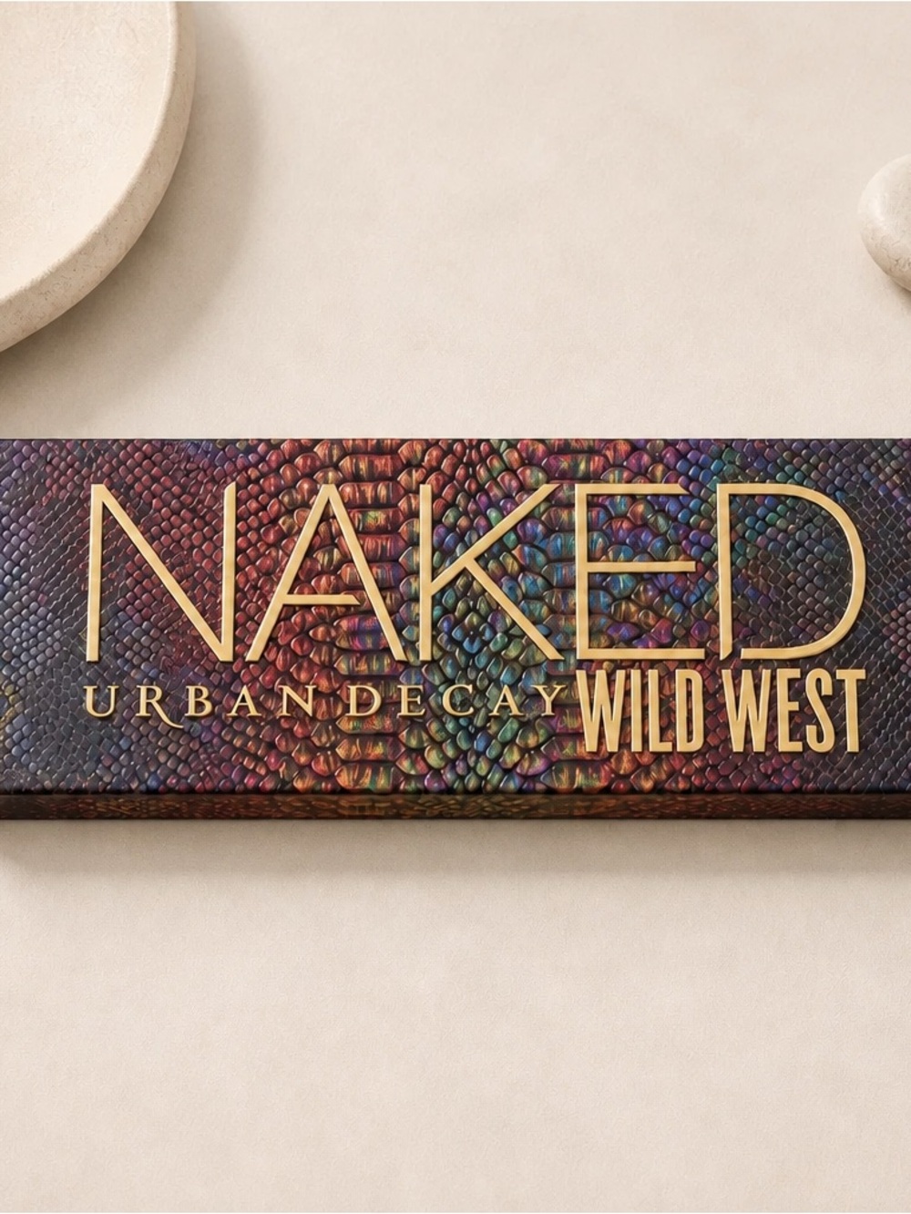 Urban Decay Naked Wild West Eyeshadow Palette - Multicolor with Gold Lettering